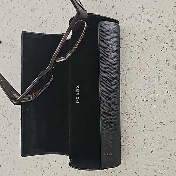 Prada 2005 Progressive Eyeglasses with Silver Logo details on wings - Picture 5 of 14